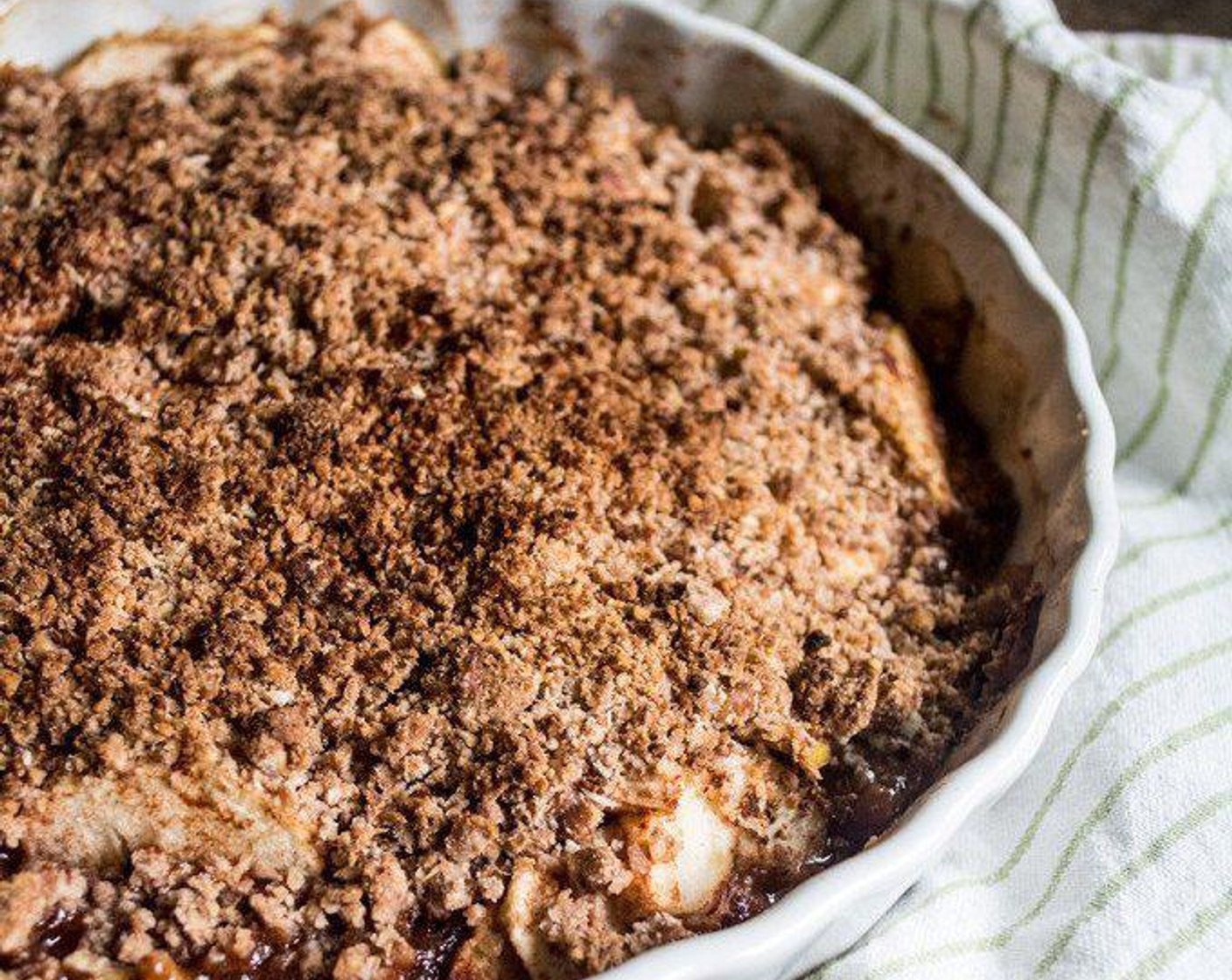 step 5 Bake for 28-30 minutes or until apples are cooked through and topping is golden brown.