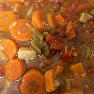 Veggie & Bean Crockpot Soup Recipe | SideChef