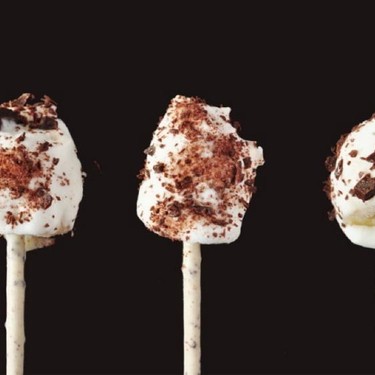 Banana Yogurt Frozen Treats on Pocky Sticks Recipe | SideChef