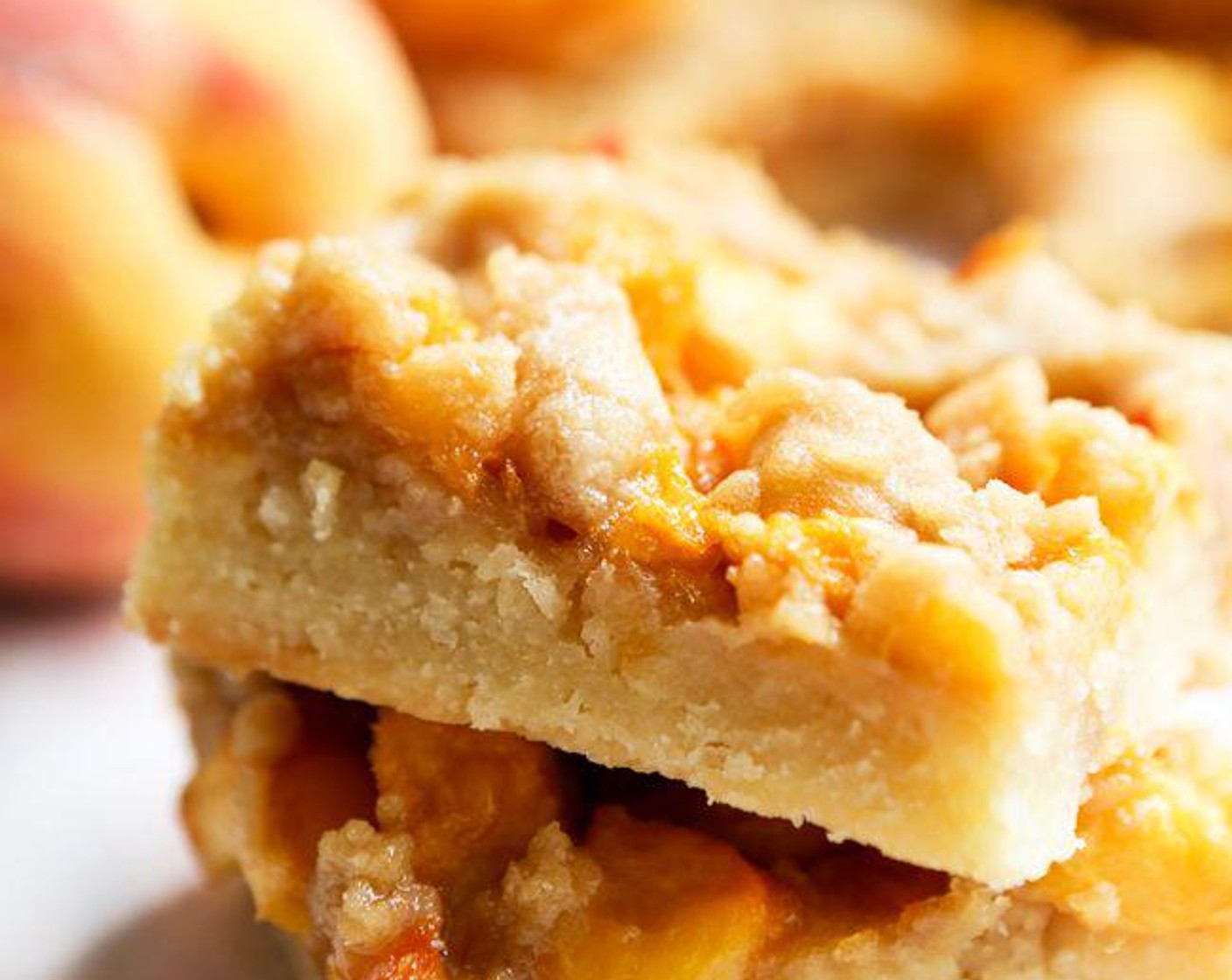 Peach Crumb Bars