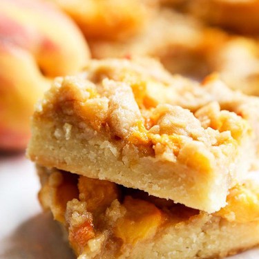 Peach Crumb Bars Recipe | SideChef