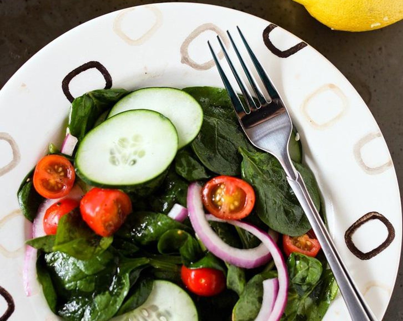 Lemon Citrus Spinach Salad