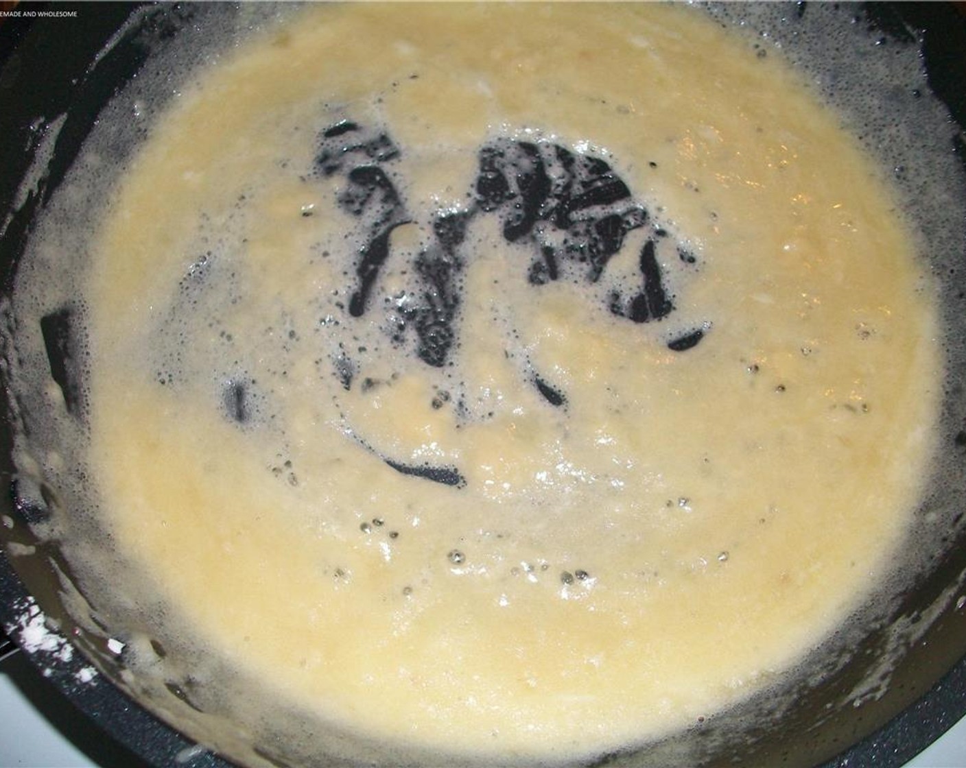 step 10 In the same pan that the celery and onion were sauteed in, melt the Butter (4 Tbsp). Add the All-Purpose Flour (4 Tbsp) and stir to make a roux. Let this cook for just a minute.