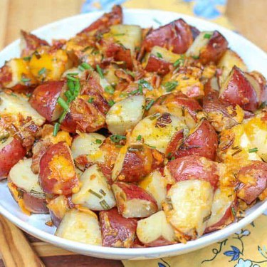 Easy Slow Cooker Cheesy Bacon Ranch Potatoes Recipe | SideChef