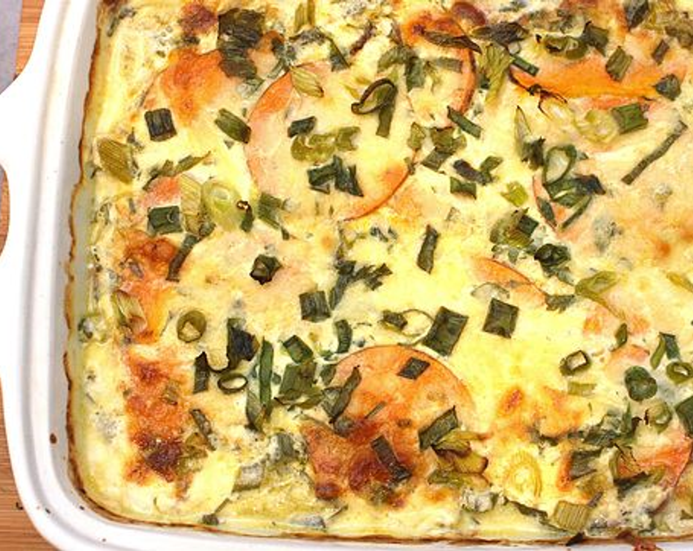 Quick Creamy Chicken and Sweet Potato Bake