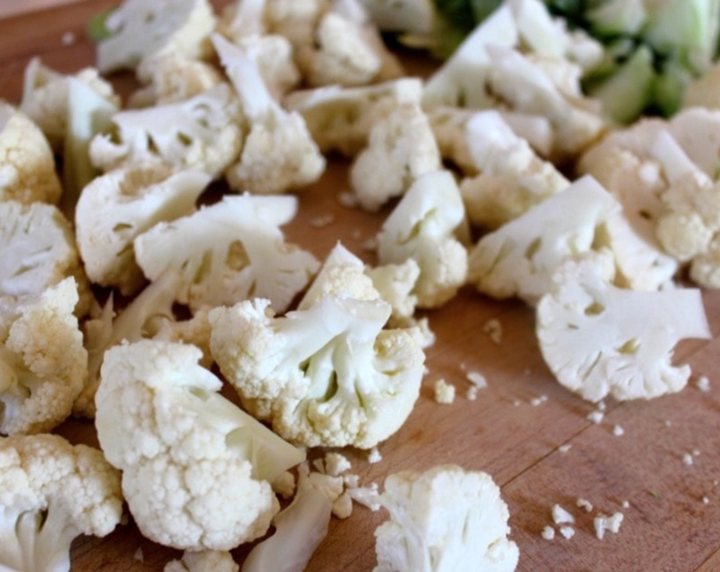 step 11 In a medium saucepan with a tight fitting lid, bring 2 inches of water to a boil over medium heat. Add the Cauliflower (1 head), cover, and cook for 5-7 minutes until the cauliflower is very tender.