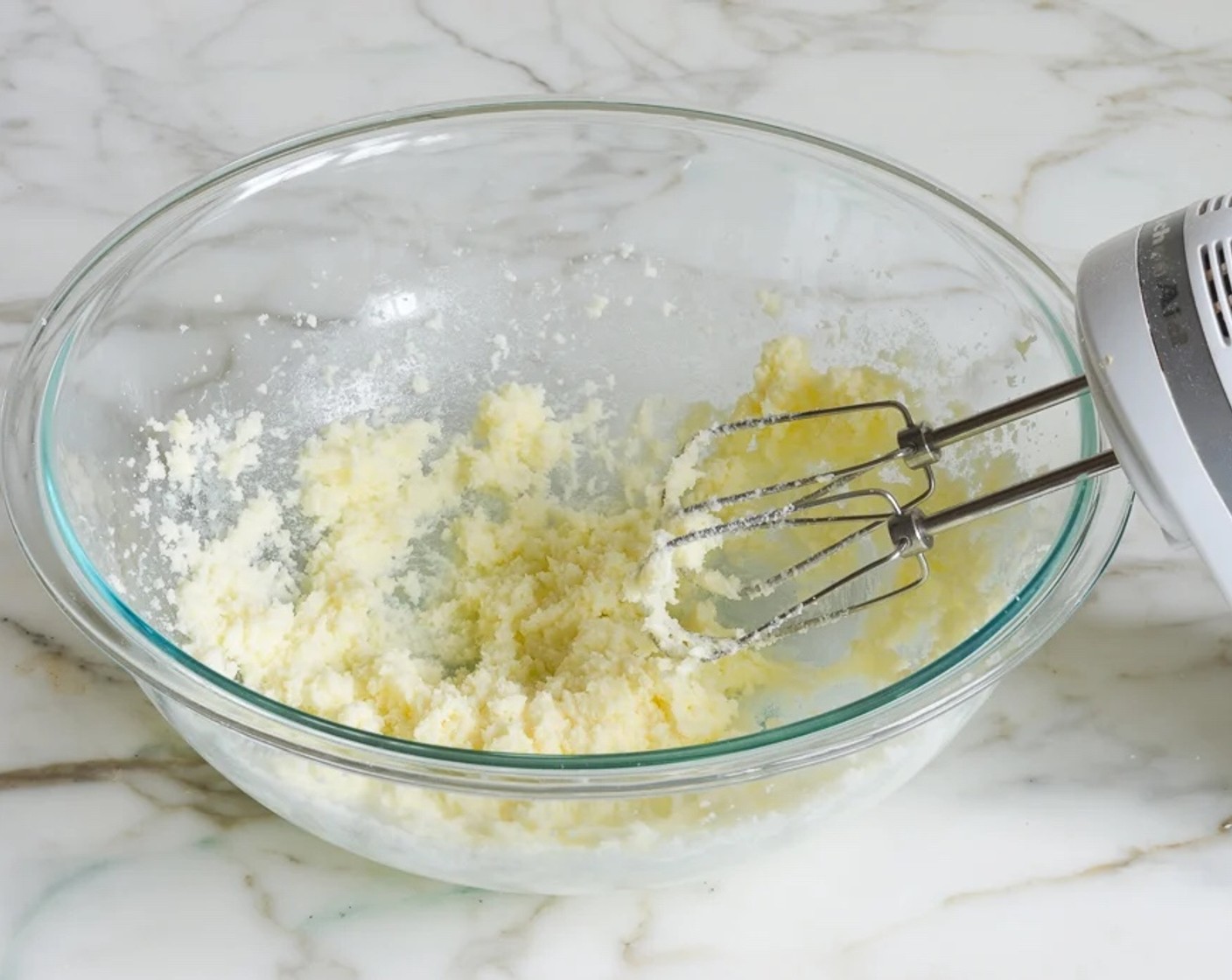 step 3 In the bowl of an electric mixer, cream the Butter (1 stick). Granulated Sugar (3/4 cup) and an additional 2 tablespoons of sugar until light and fluffy, 1 to 2 minutes. Scrape down the sides of the bowl with a rubber spatula.