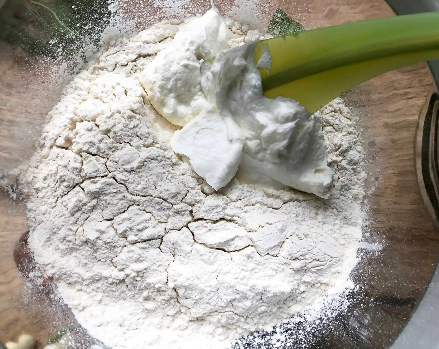 step 2 In a medium bowl add the All-Purpose Flour (4 cups), Baking Powder (1 tsp), Baking Soda (1 tsp), and Kosher Salt (1/4 tsp). Using a whisk, gently mix until well combined.