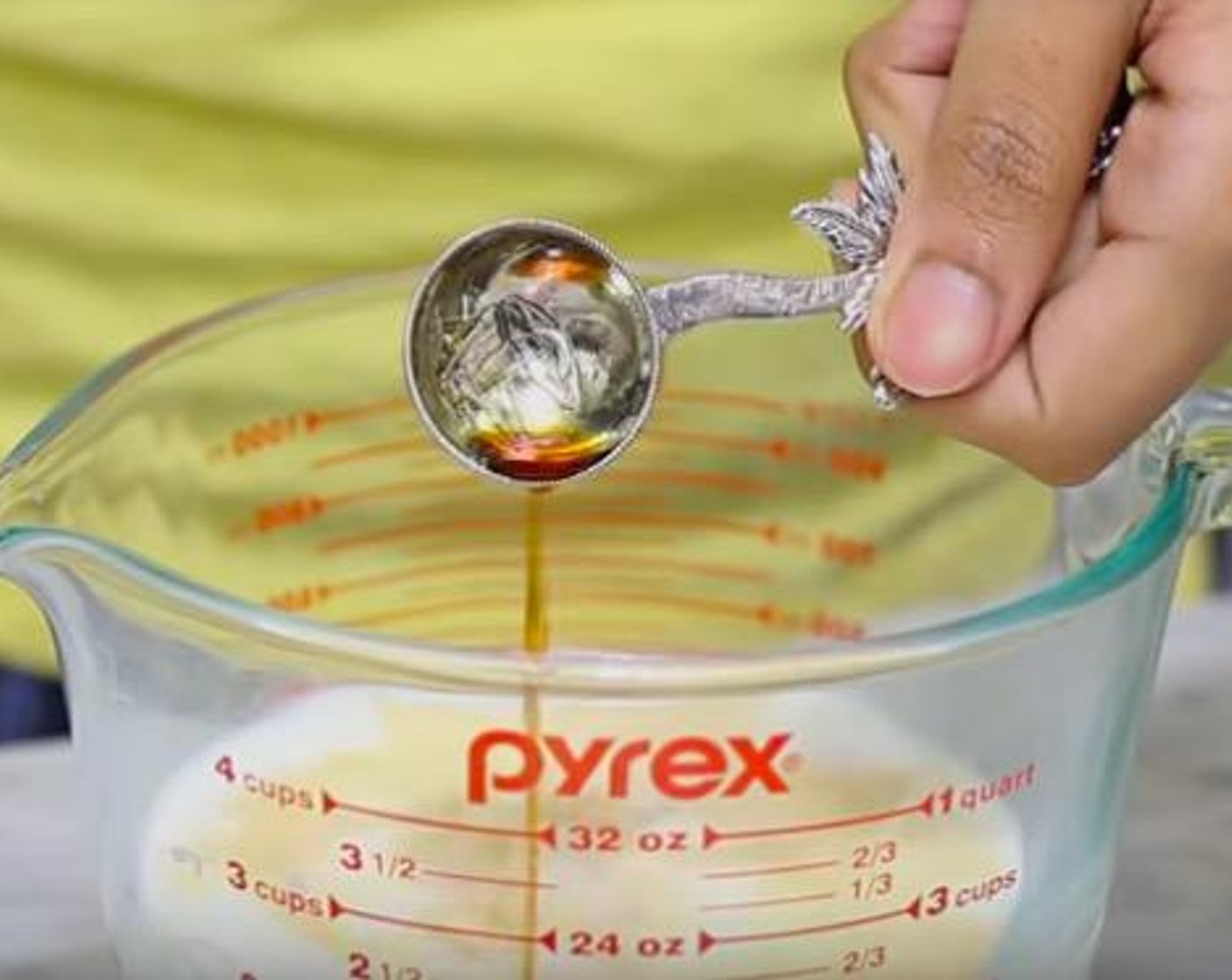step 2 In a jug, combine Whole Milk (1 cup), Eggland's Best Classic Eggs (4), and Vanilla Extract (2 tsp) and whisk with a fork until combined. Set aside.