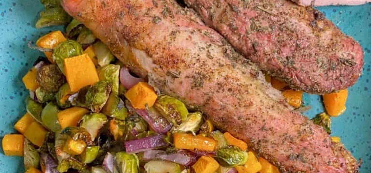 Roast Pork Tenderloin with Fall Vegetables Recipe | SideChef