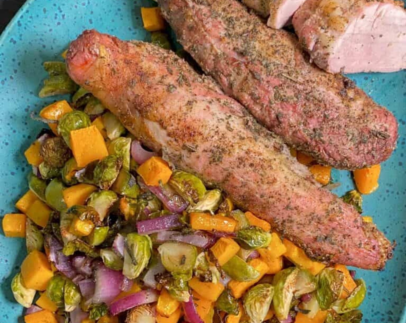 Roast Pork Tenderloin with Fall Vegetables