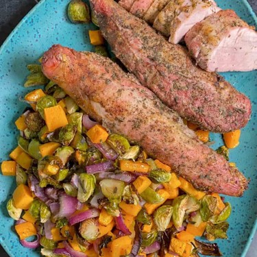 Roast Pork Tenderloin with Fall Vegetables Recipe | SideChef