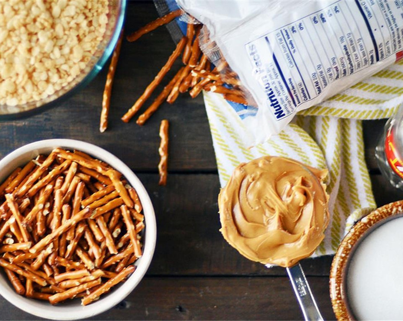 step 1 Line a 9x11-inch baking dish with parchment paper or spray with cooking spray.