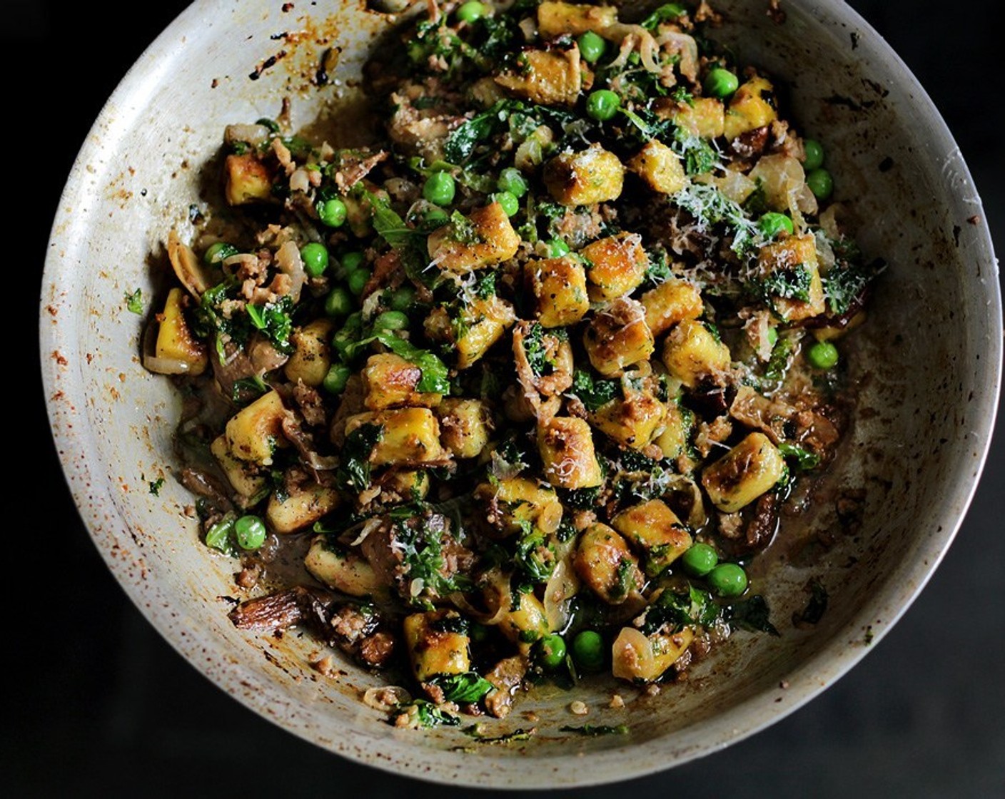 Herb Gnocchi with Mid-Season Greens