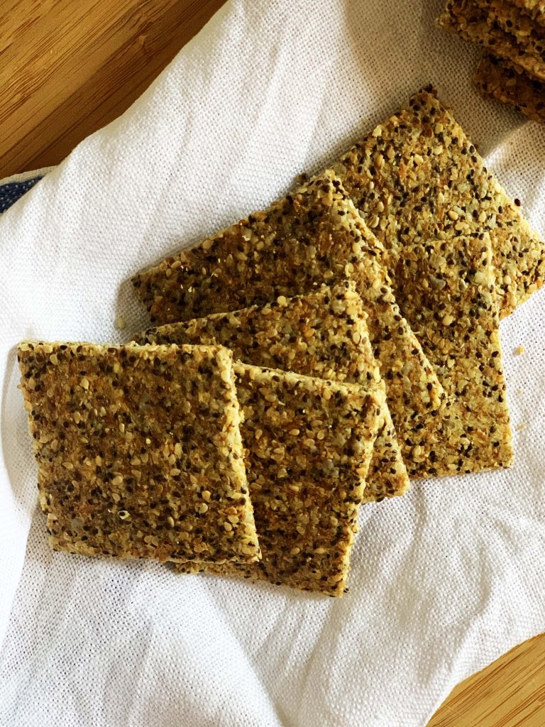 No Flour No Yeast Keto Crackers Recipe SideChef