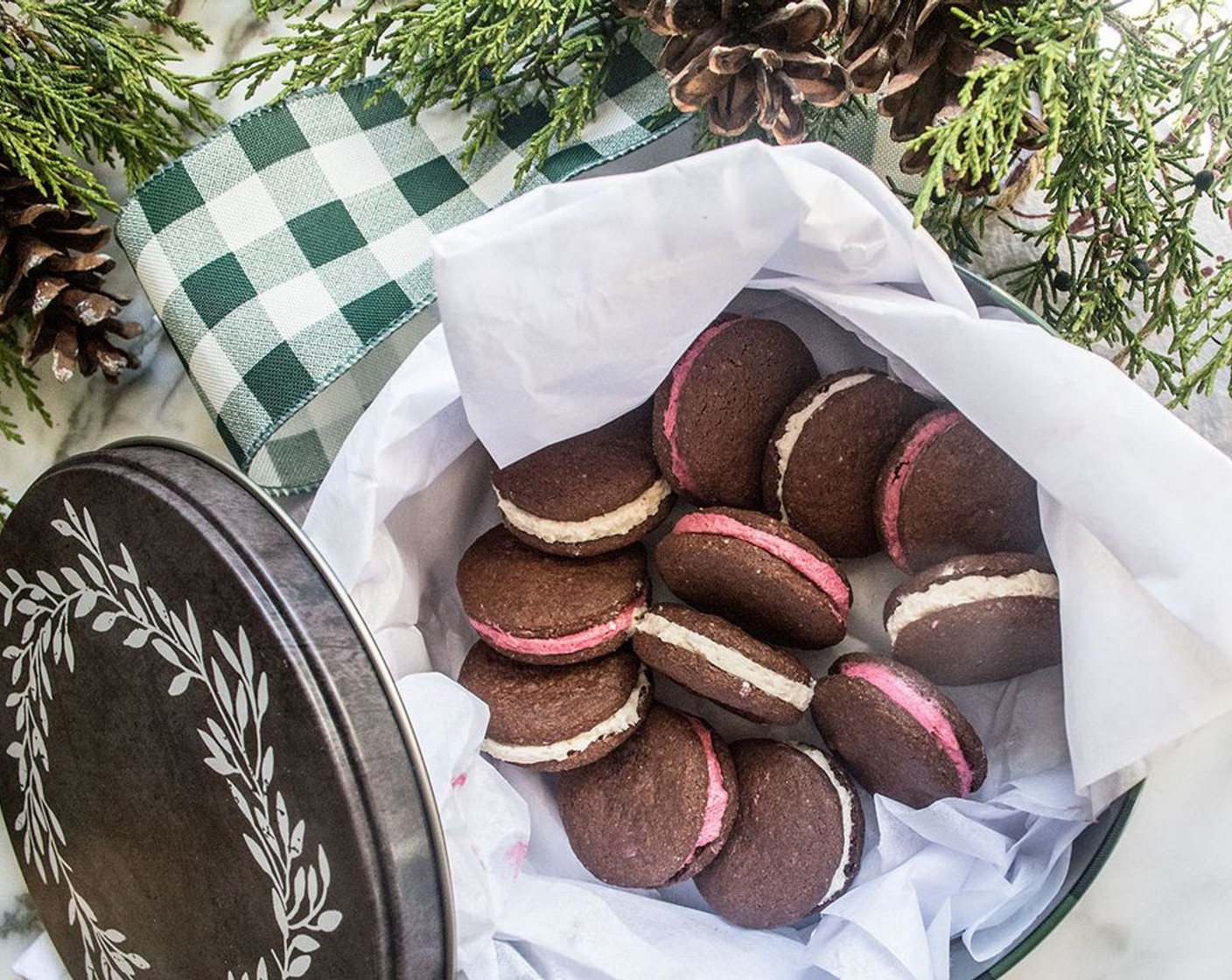 Paleo Peppermint Sandwich Cookies