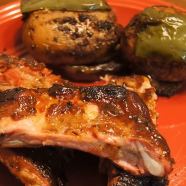 Beer Infused Smoky Ribs and Caesar's Taters Recipe | SideChef