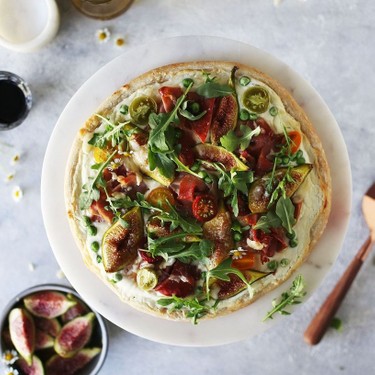 Goat Cheese, Fig, and Prosciutto Pizza Recipe | SideChef