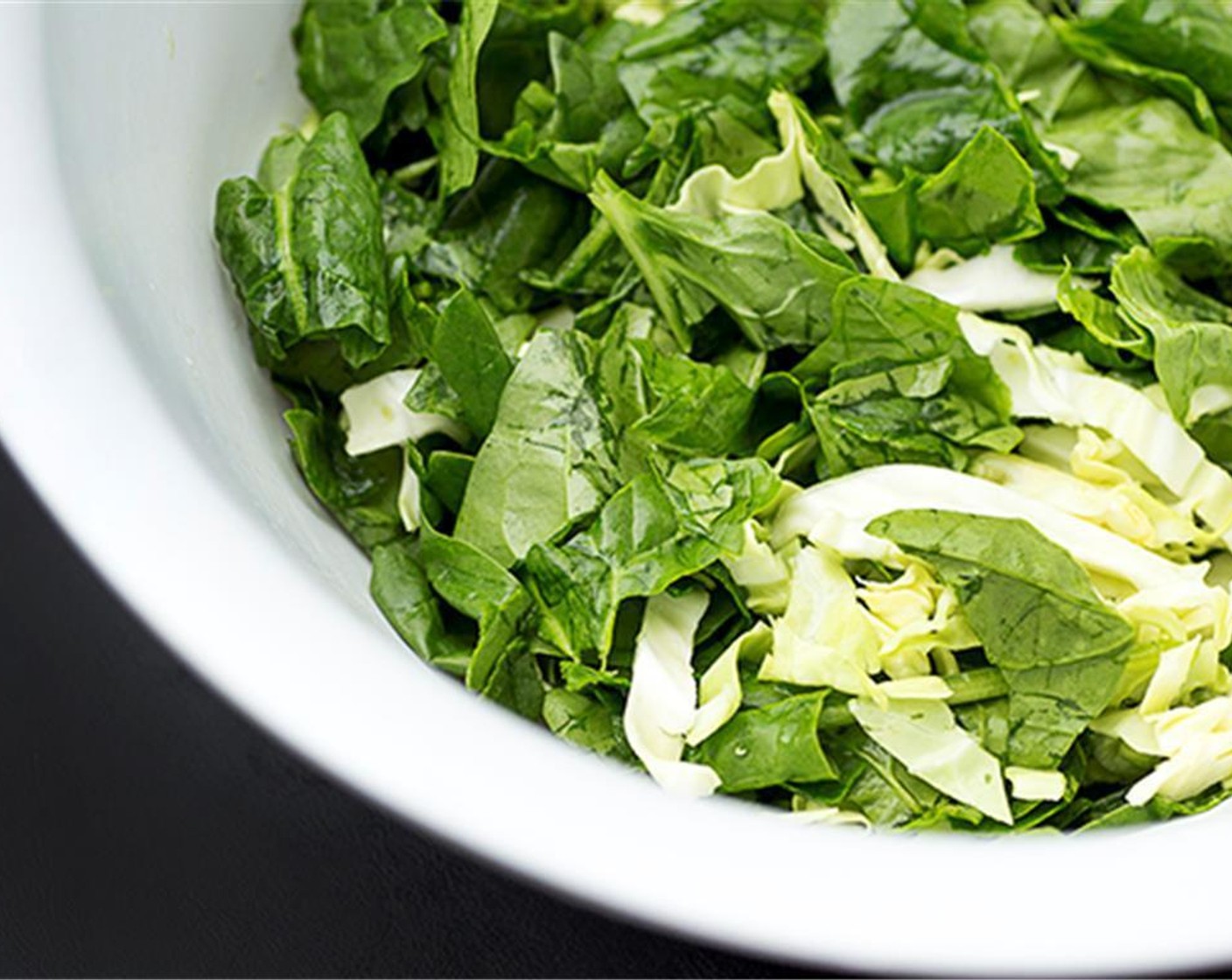 step 6 Add the Fresh Spinach (1 handful) and Red Onion (1/4 cup).