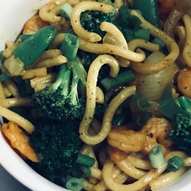 Shrimp Udon Stir-Fry Recipe | SideChef