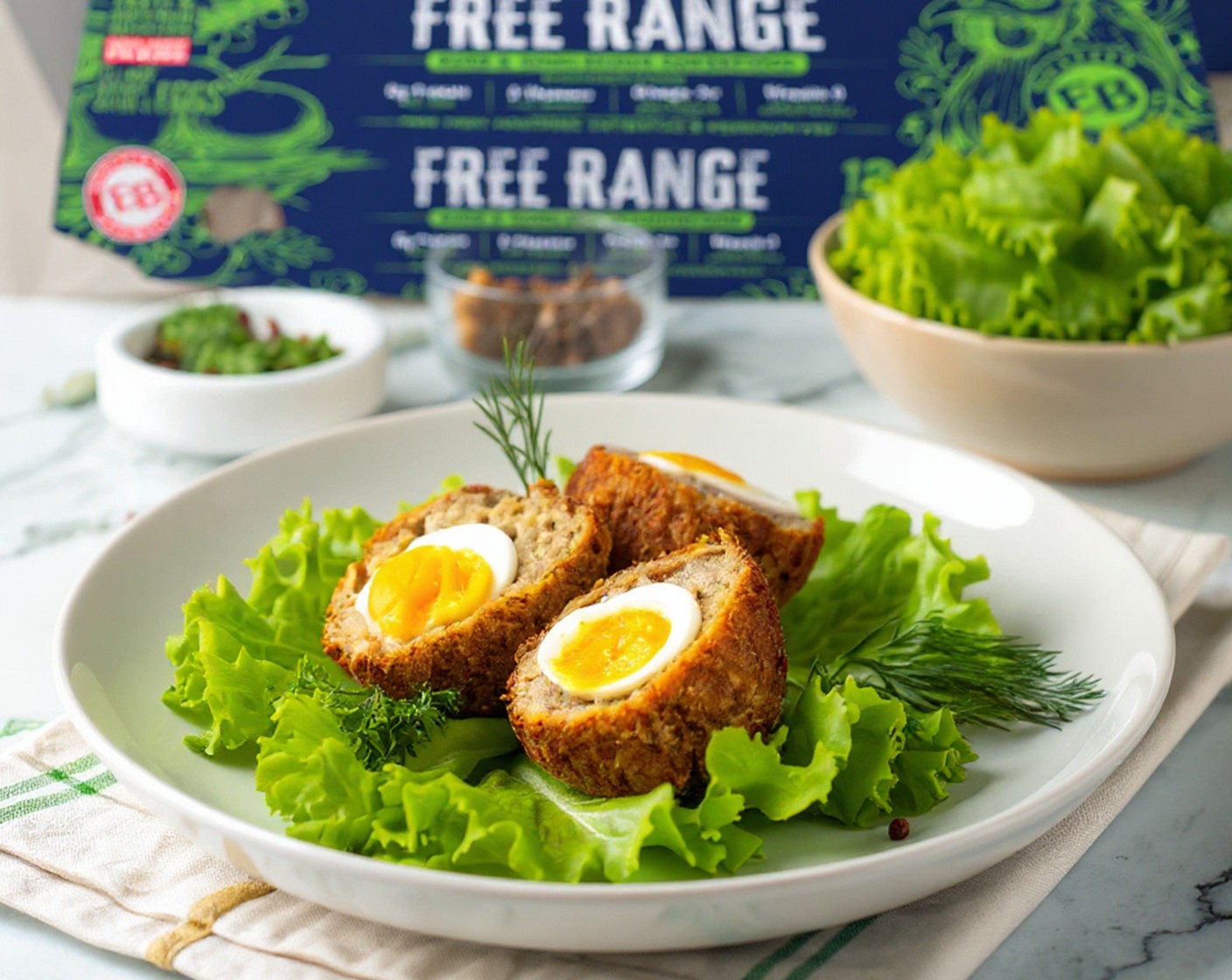 Herb Infused Scotch Eggs