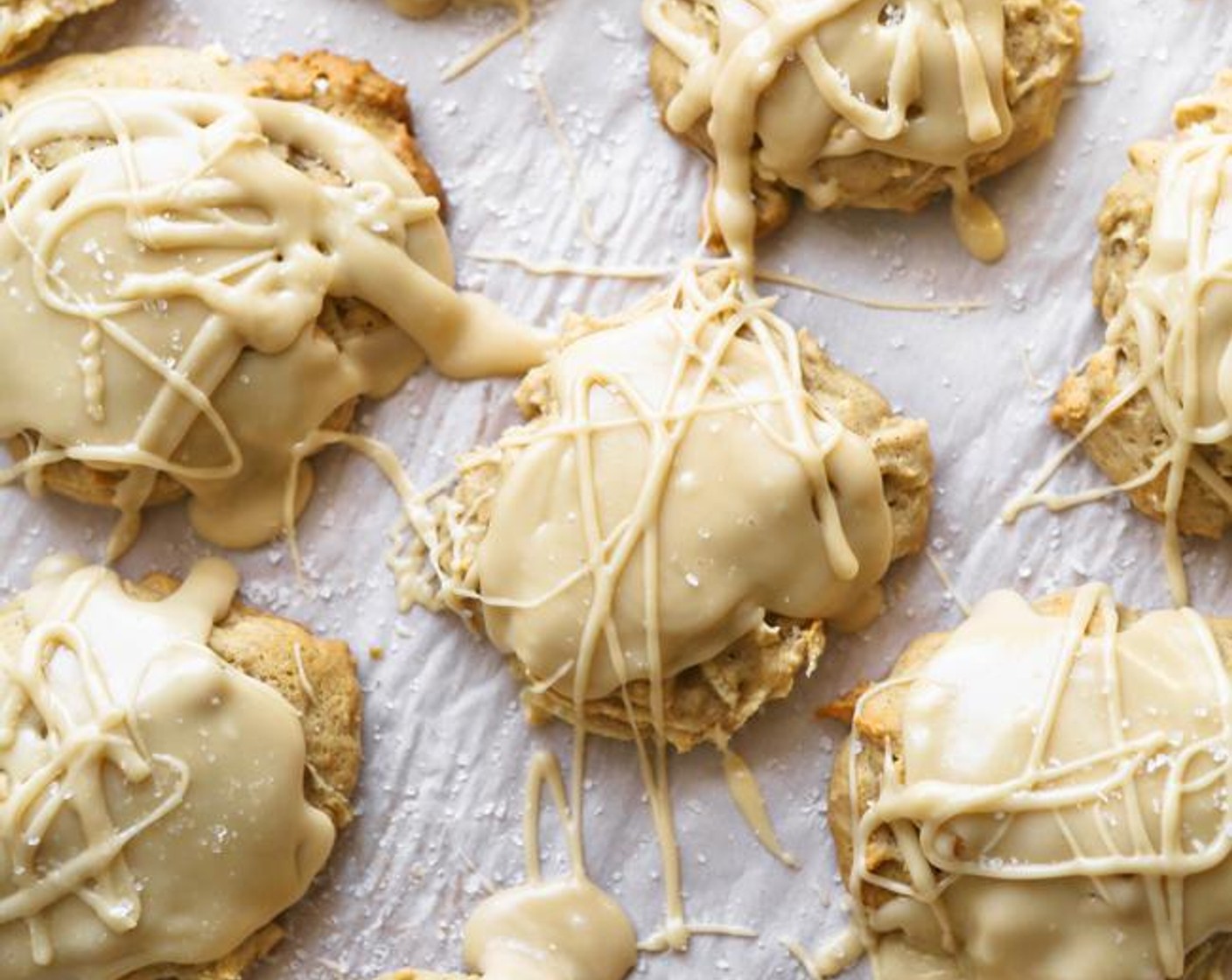 Salted Caramel Apple Cookies