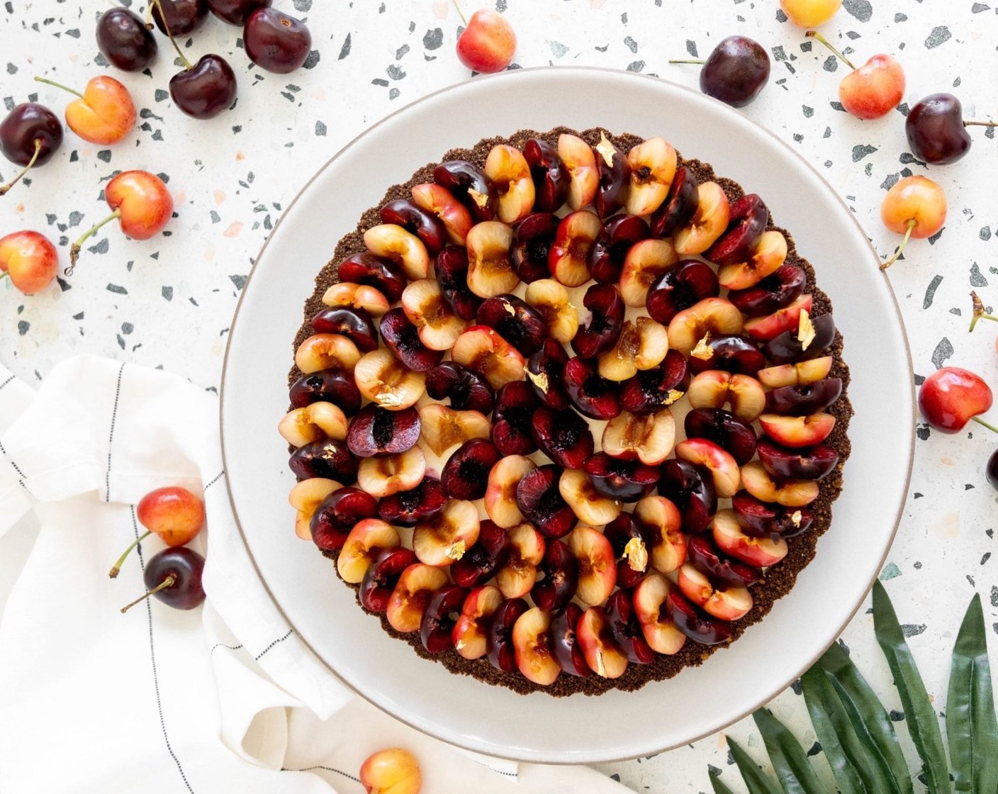 step 10 Remove from oven and cool completely before refrigerating for at least 2-3 hours. Decorate with Cherries (2 cups) before serving.