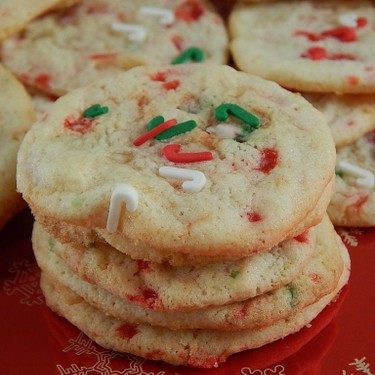 Mini Candy Cane Crunch Cookies Recipe | SideChef
