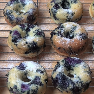 Oven Baked Blueberry Donuts Recipe | SideChef
