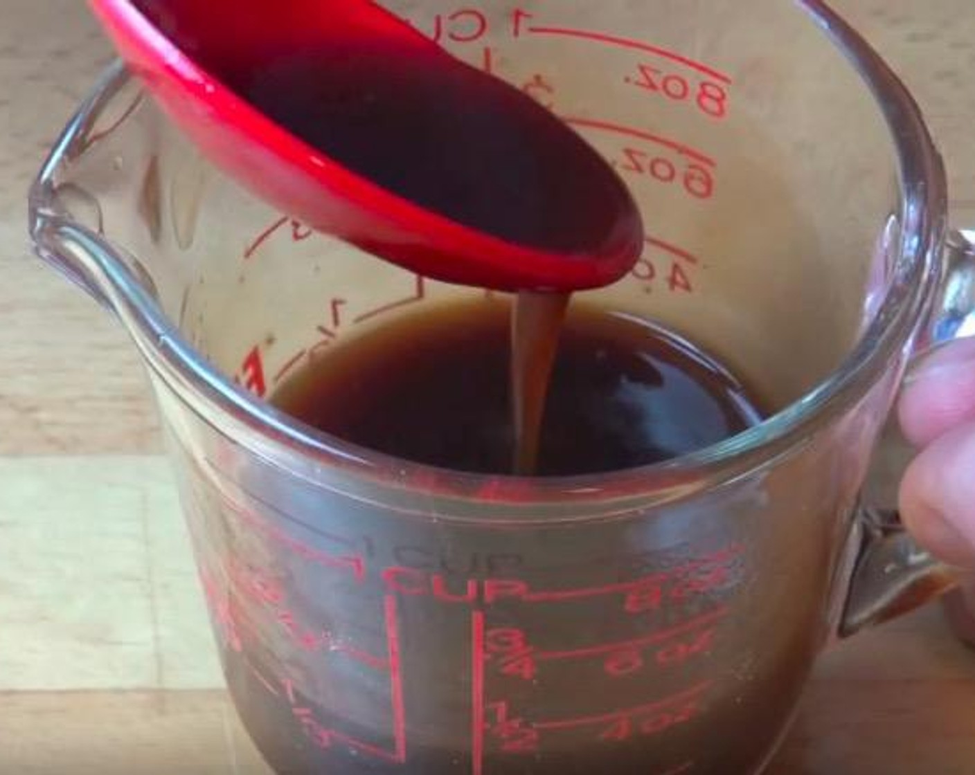 step 2 In a mixing jug, add Sweet Chili Sauce (2 Tbsp), Oyster Sauce (2 Tbsp) and Water (2 Tbsp). Stir to combine. Set sauce aside.