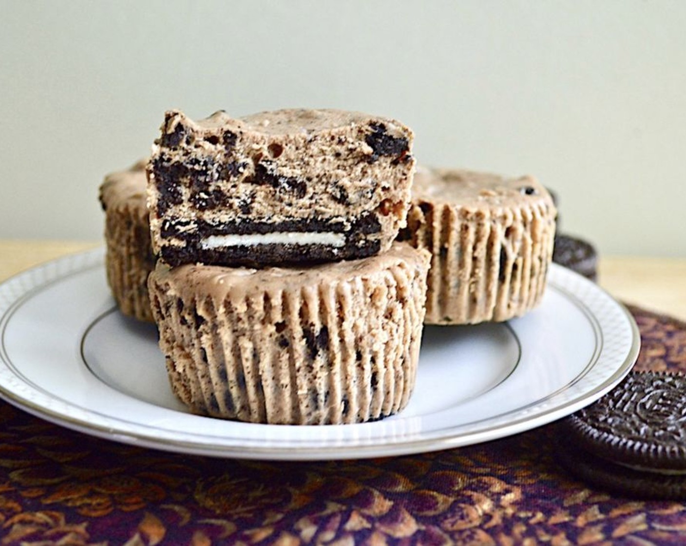 Mini Oreo Cheesecakes