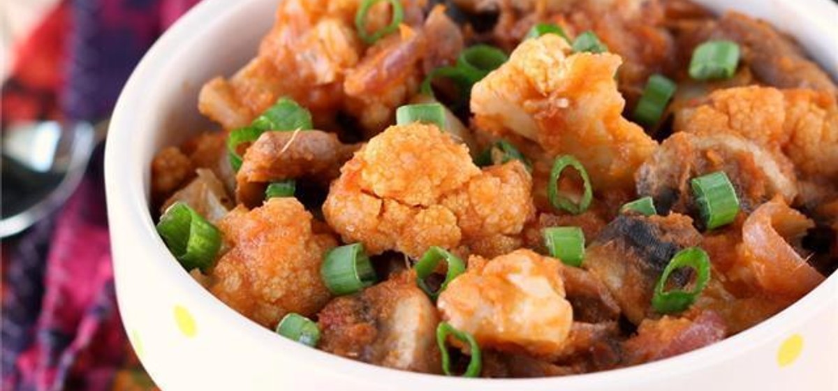 Cauliflower Mushroom Curry Recipe | SideChef