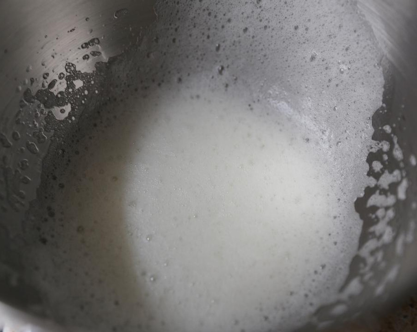 step 3 In a separate bowl, whisk the Egg Whites until soft peak stage.