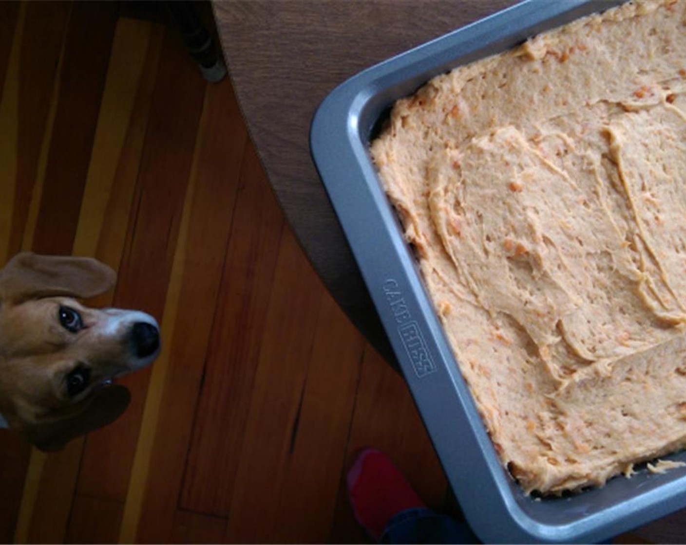 step 6 Spread batter into the prepared pan.