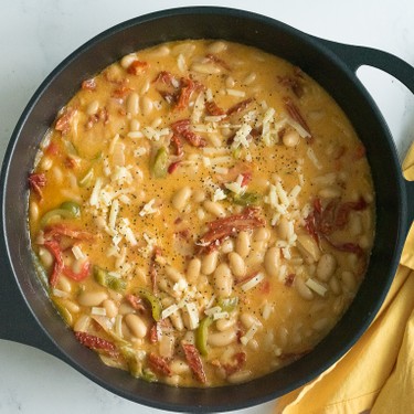 Cheesy White Bean Skillet Recipe | SideChef