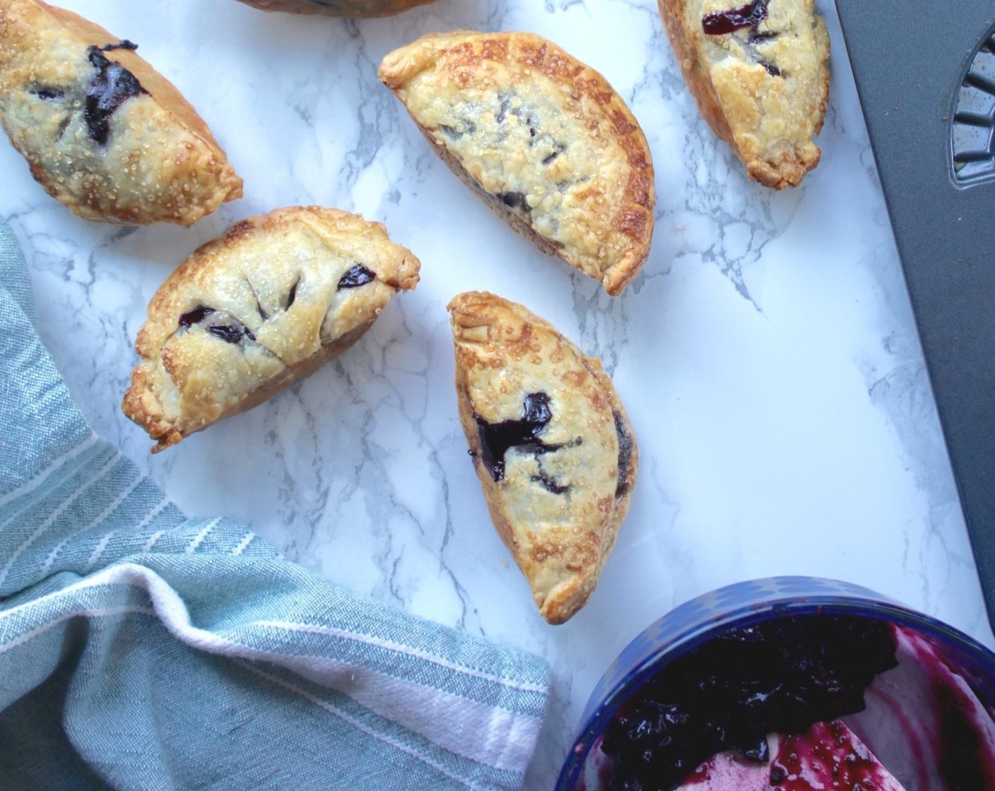 Blueberry Plum Pumpkin Spice Hand Pies
