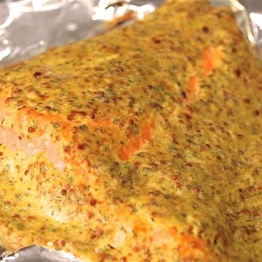 Dijon Herb Broiled Salmon Recipe | SideChef