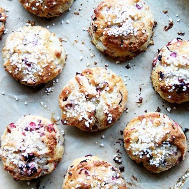 Cranberry Snow Scones Recipe | SideChef