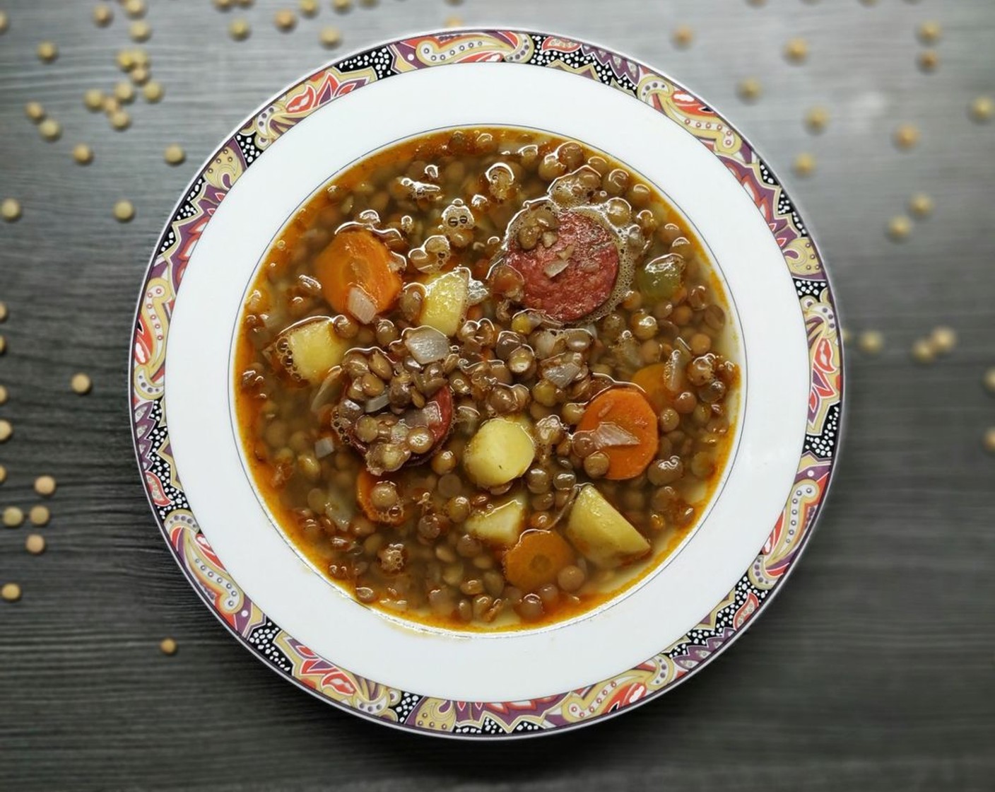 Lentils with Chorizo