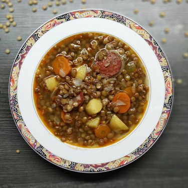Lentils with Chorizo Recipe | SideChef