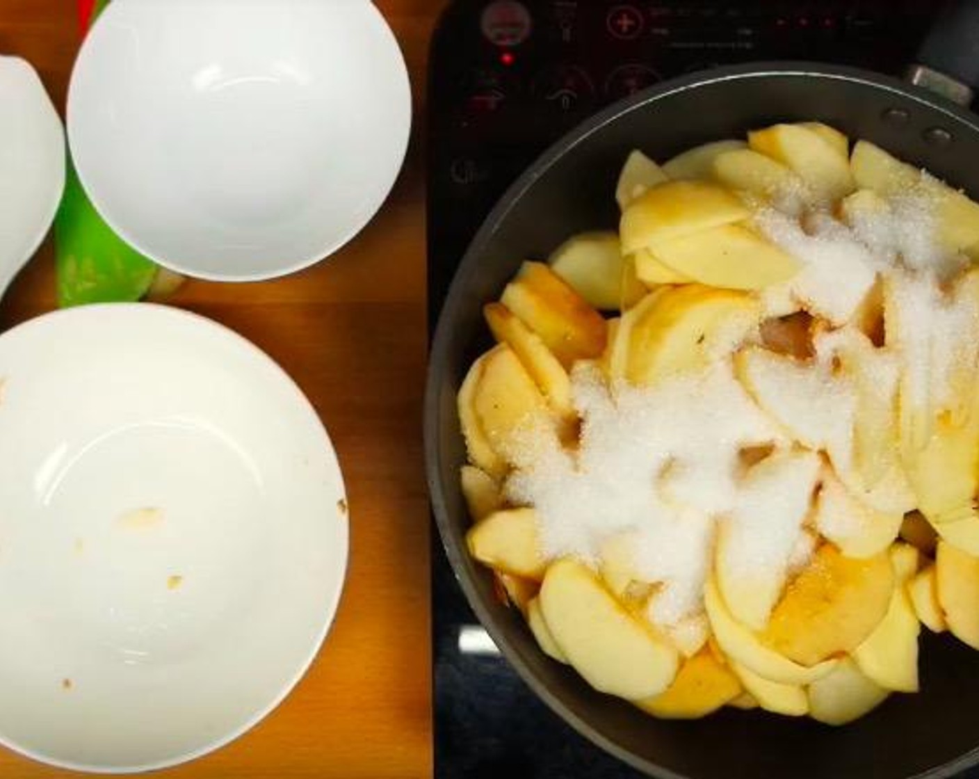 step 6 Add in Caster Sugar (1/2 cup), Simply Organic Cinnamon, Ground (1/4 tsp) and Lemon (1/2).
