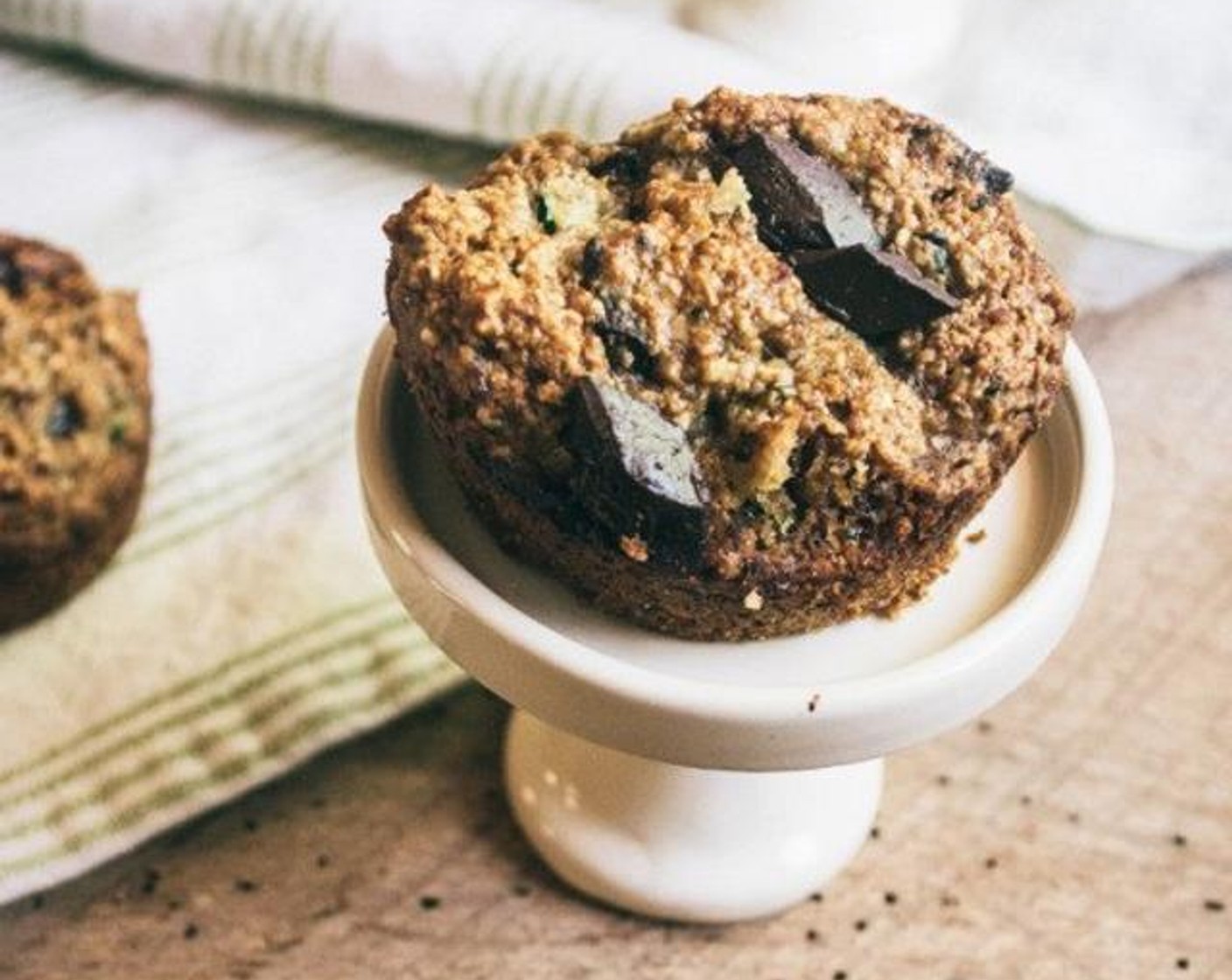 Gluten-Free Zucchini Chocolate Chunk Muffins