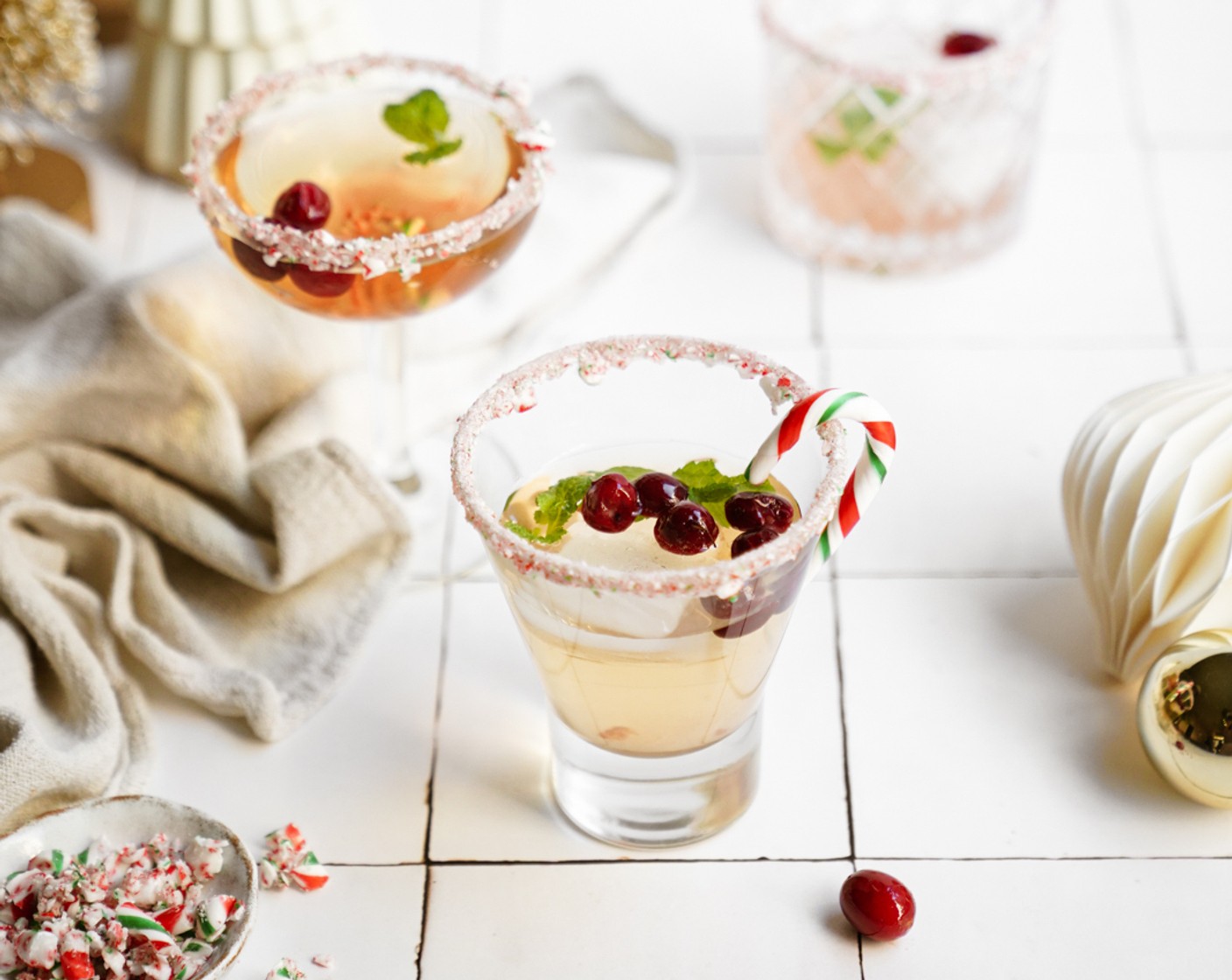 Easy Candy Cane Martini