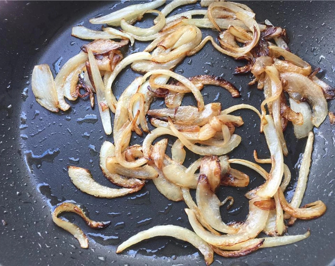 step 3 Once the onion is nice and golden, remove it from the heat.