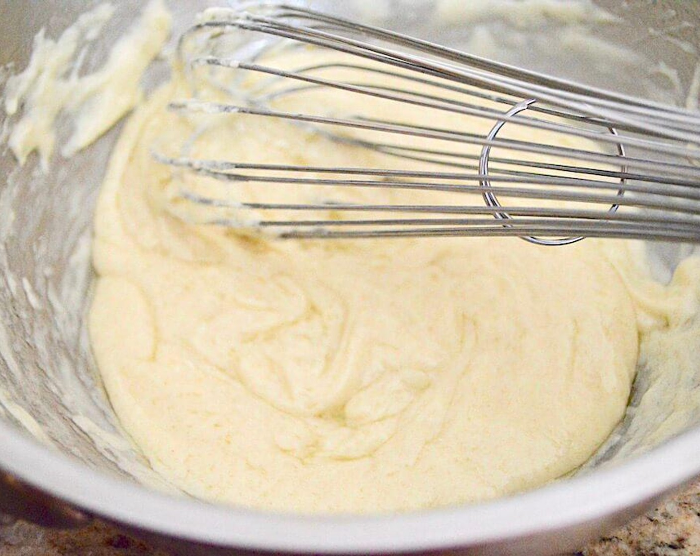 step 2 Slowly pour in the Heavy Cream (3/4 cup) until it is a uniform sauce. Then whisk in the Dijon Mustard (1 Tbsp), Salt (1 pinch) and McCormick® Garlic Powder (1 pinch).