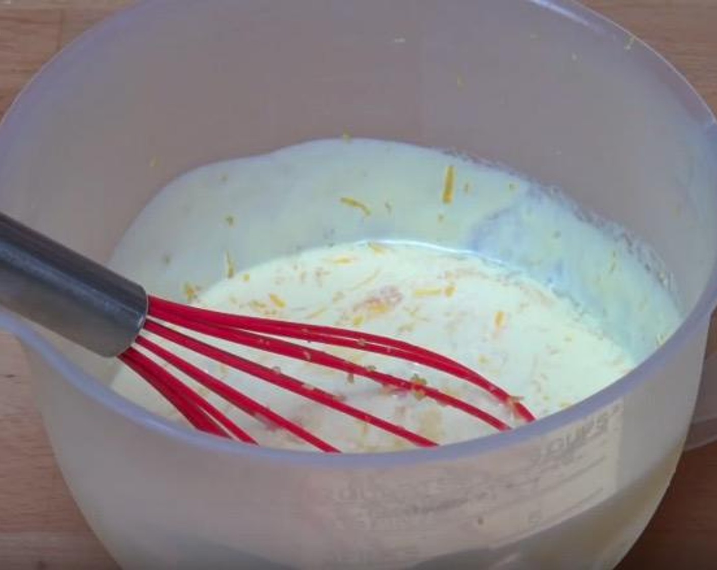 step 3 Add zest and juice of Lemon (1). Whisk together.