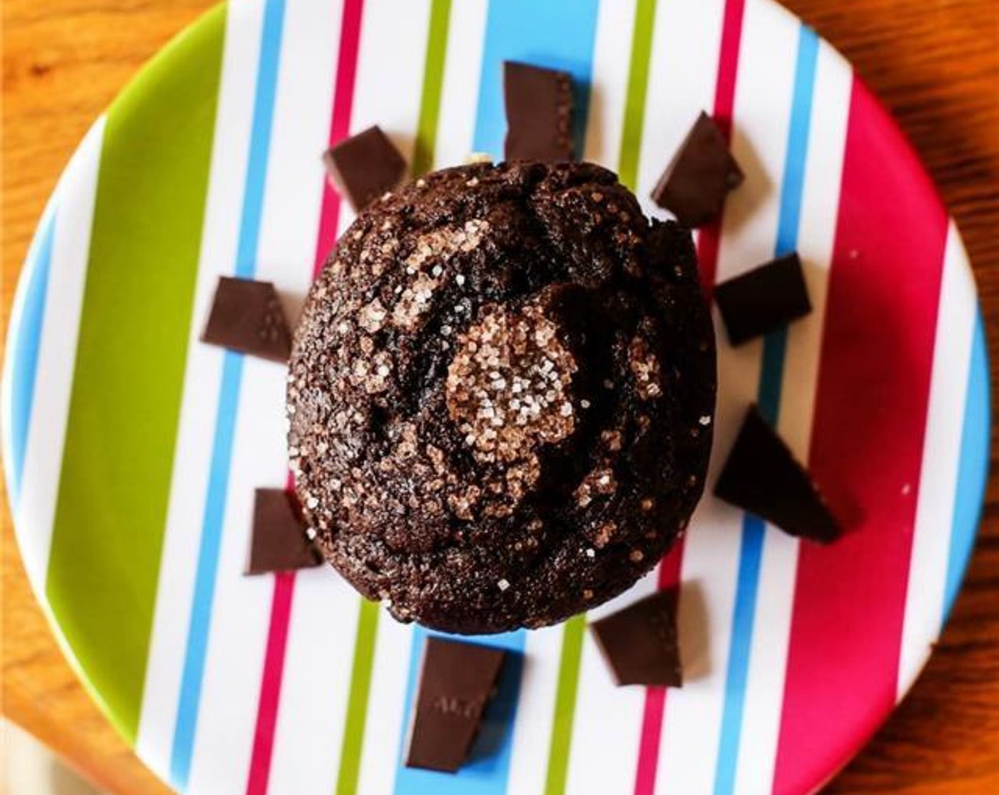 Dark Chocolate Protein Muffins