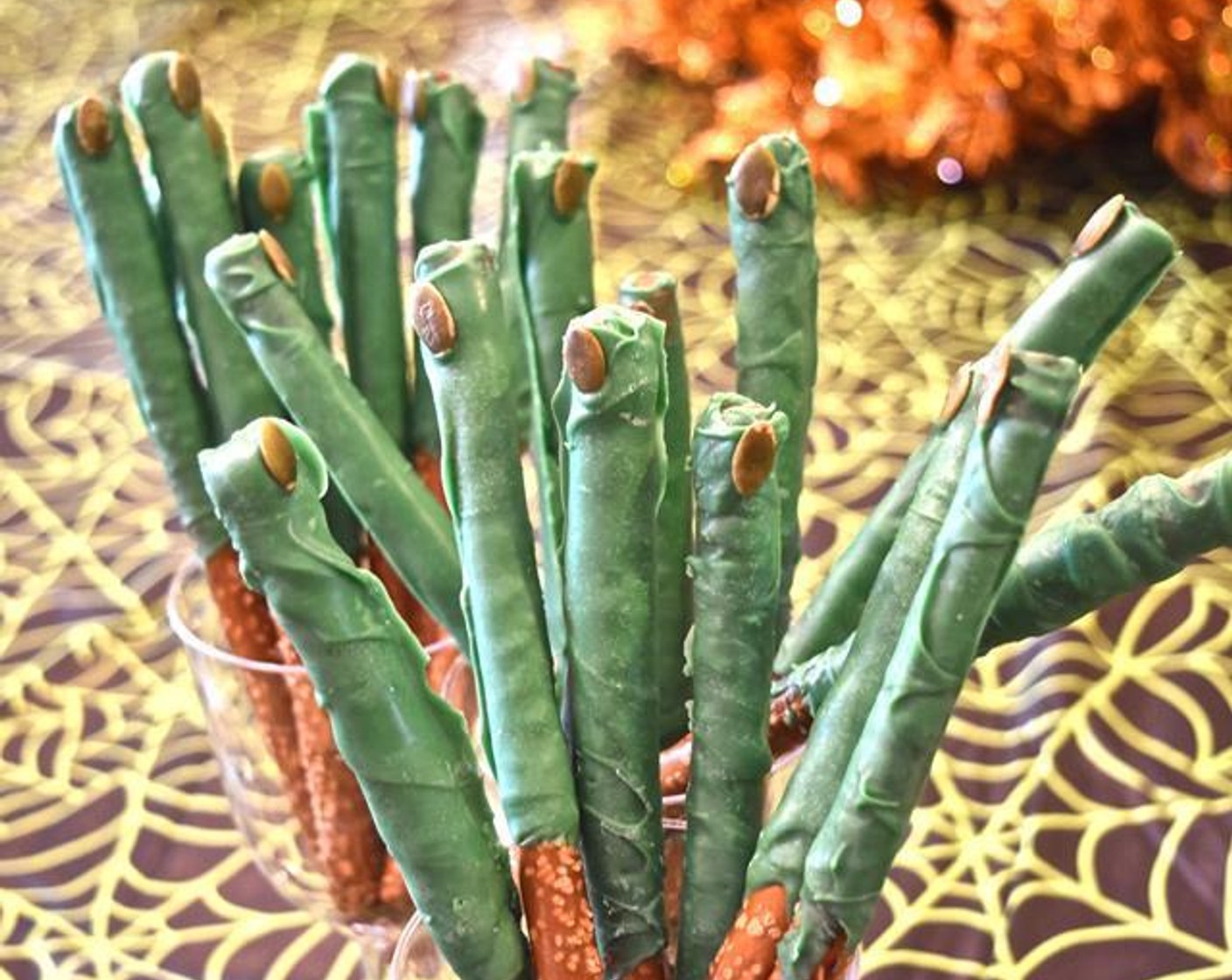 Witch Finger Pretzels