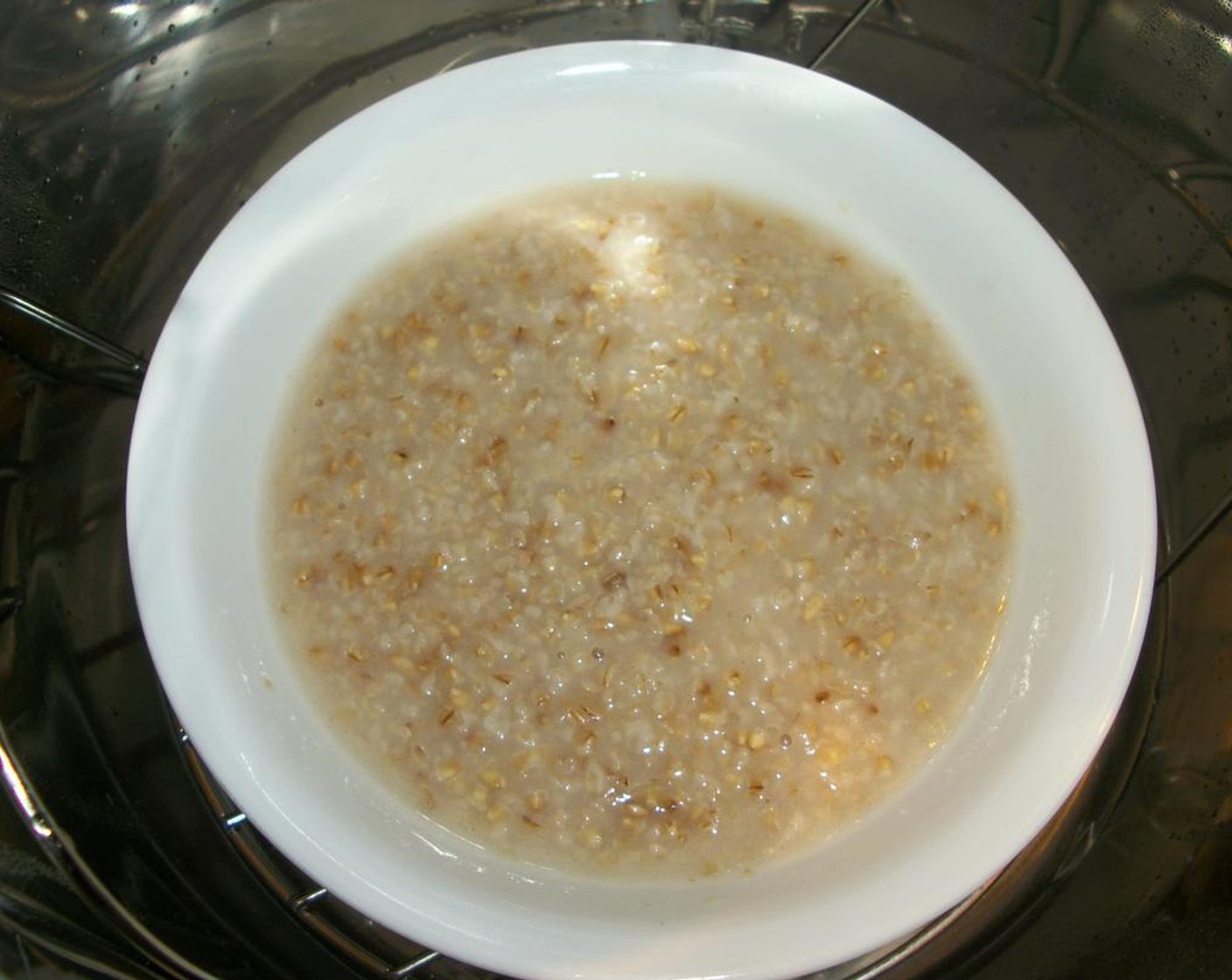 step 6 Stir the oatmeal until thickened. Sweeten as desired. Enjoy!