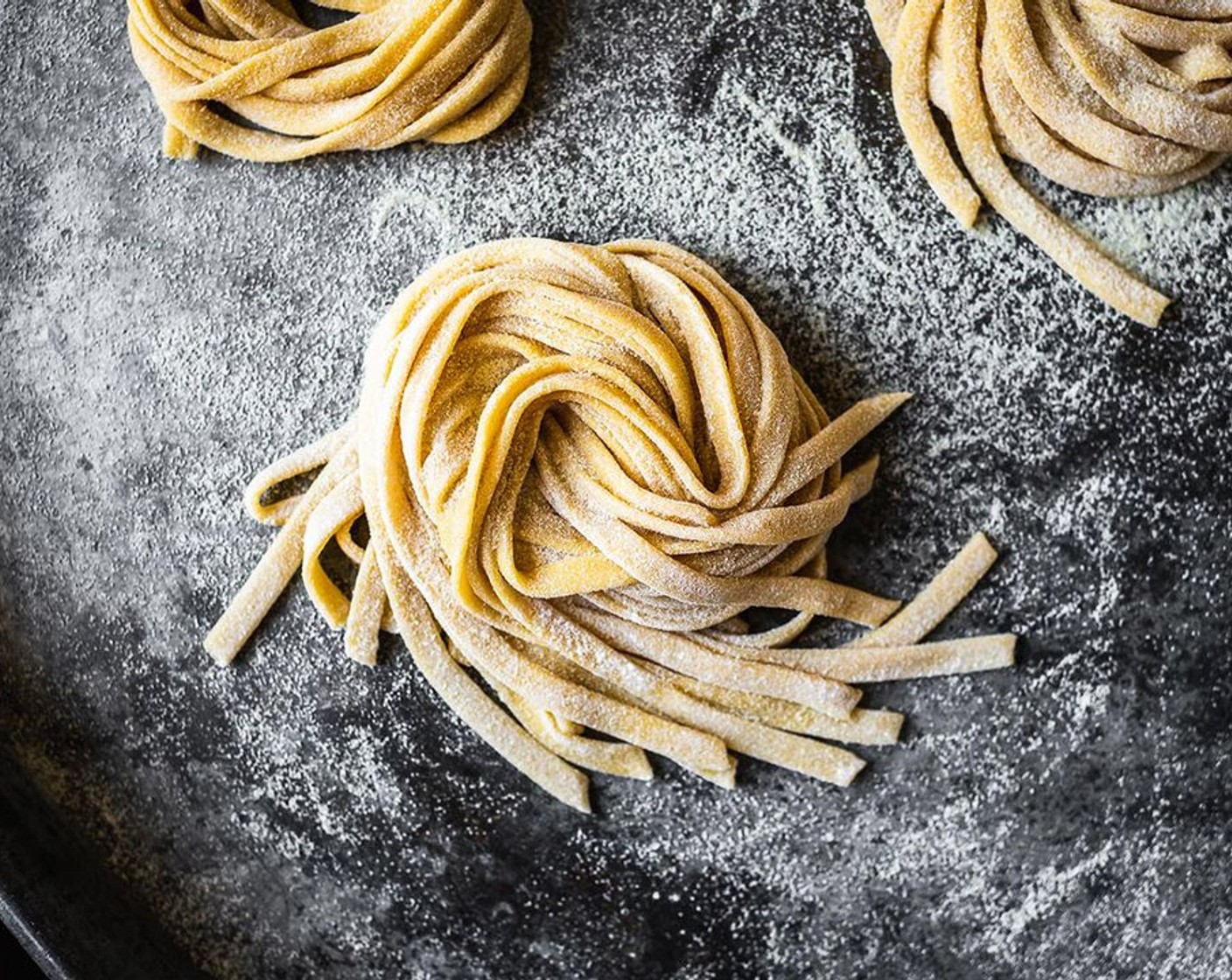 step 1 Cook Fettuccine (1 lb) in a large pot of boiling salted water, stirring occasionally, until al dente. Drain pasta, reserving 1 cup pasta water.